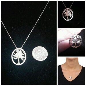 NewTree of Life Sterling Silver Necklace on 18" Chain